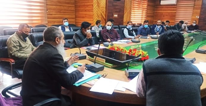 Director Law Enforcement (AP&FWD) Reviews Functioning of Law Enforcement Agency Kmr.