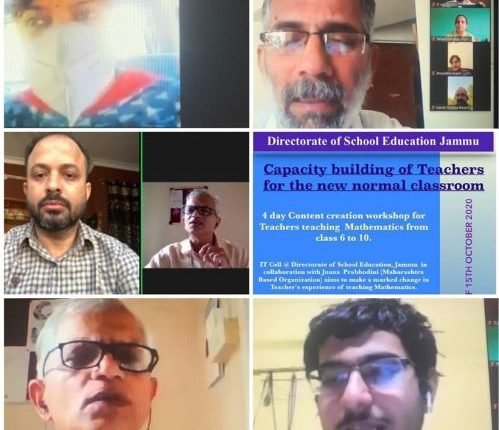 DSEJ’s 4 Day Online Training for Mathematics Teachers Concludes