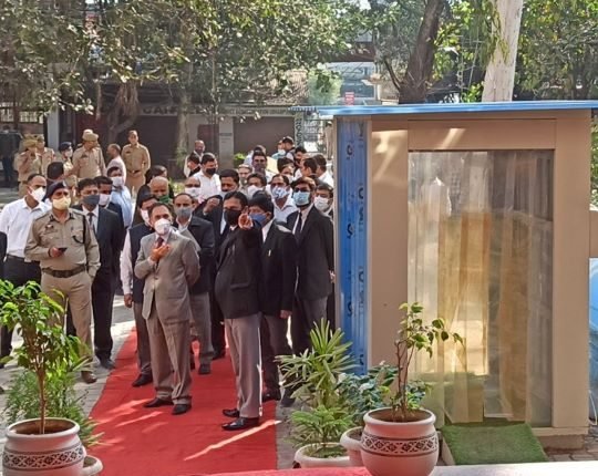 Justice Tashi Rabstan inspects courts in Udhampur and Ramnagar