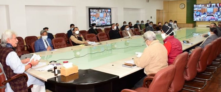 Lt Governor holds 2nd round of “LG’s Mulaqaat-Live Public Grievance Hearing”, interacts with the public through virtual mode