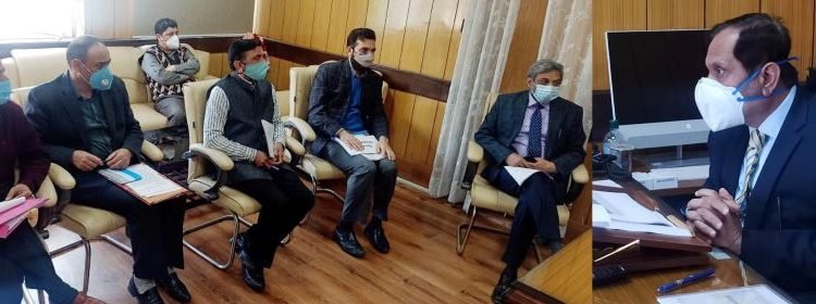 Reviews performance of Revenue Department & Progress under DILRMP : Bhatnagar