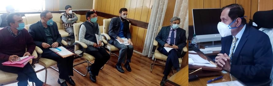 Reviews performance of Revenue Department & Progress under DILRMP : Bhatnagar