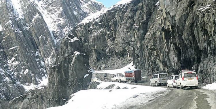 Ladakh: Kargil District experiences fresh snowfall