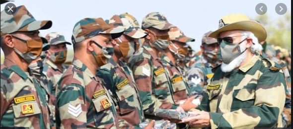 PM Narendra Modi spends Diwali with soldiers in forward areas