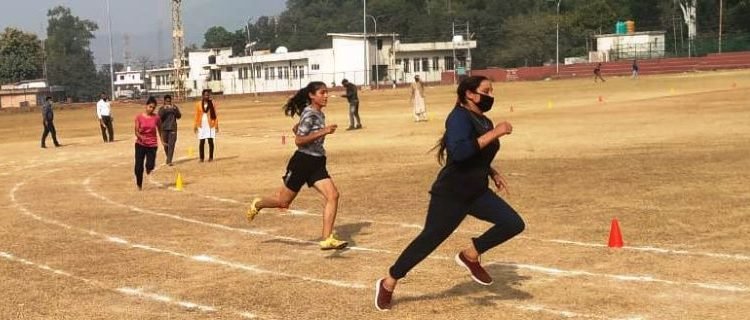 District Level Inter-Zone Athlete Meet Girls held at Reasi