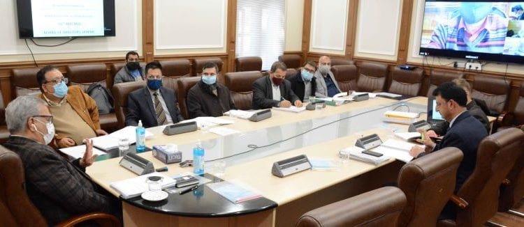 Advisor Farooq Khan chairs 59th BoD meeting of JKHPMC