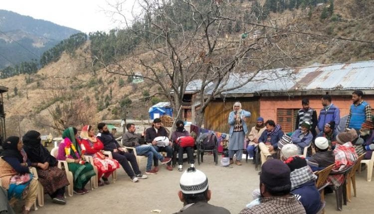 Dudu Basantgarh JKNPP Councillor met with Public of Loudhra, Kadwah, Khaned, Ponara, Mang and Basantgarh