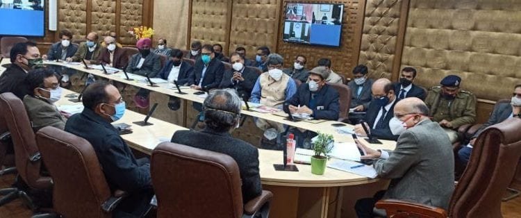 Chief Secretary reviews progress of Udhampur-Srinagar-Baramulla Rail Link Project