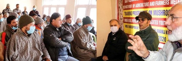 Training program on Mushroom Cultivation held at Khonmoh