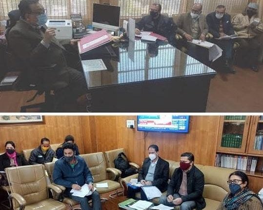 Navin Choudhary reviews implementation of NCDC schemes in JK with its Regional Director