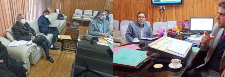 Talat chairs virtual meet with UNDP on setting up of Youth Employment Service Centers in JK Colleges