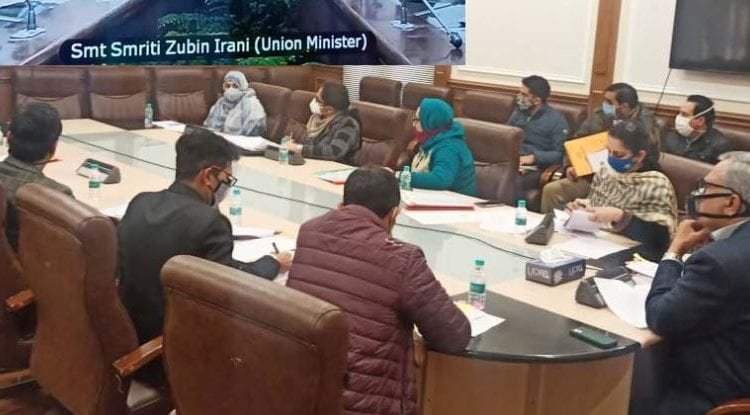 Advisor Farooq Khan attends virtual meeting chaired by Union WCD Minister