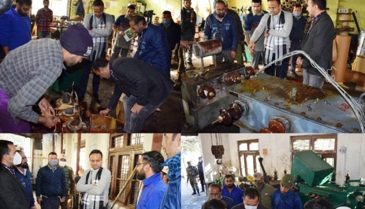 DDC Doda inspects transformer repair workshop