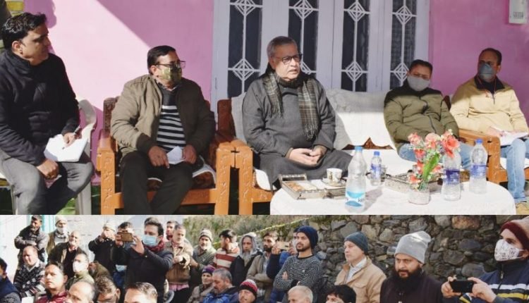 Advisor Farooq Khan holds public grievances redress camp, interactive session with farmers at Jathi