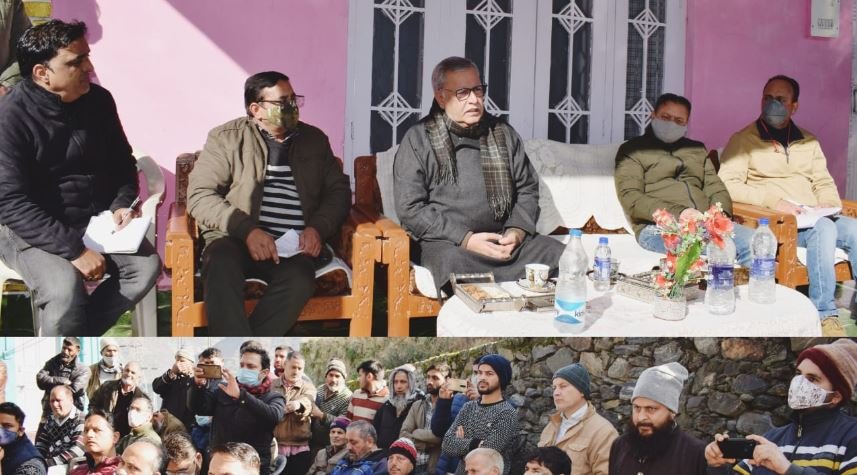 Advisor Farooq Khan holds public grievances redress camp, interactive session with farmers at Jathi