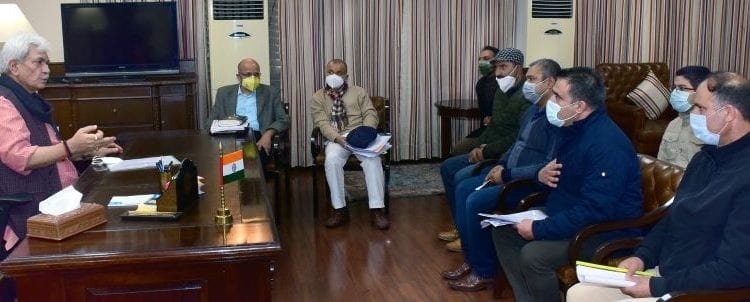 Delegation of J&K Civil Secretariat (Non-Gazetted) Employees Union calls on Lt Governor