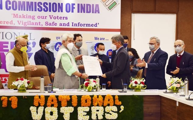 Lt Governor leads National Voters’ Day celebrations in J&K
