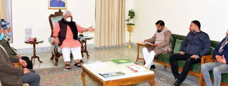 Harsh Dev Singh & other Former Ministers ; former Legislators; public deputations call on Lt Governor