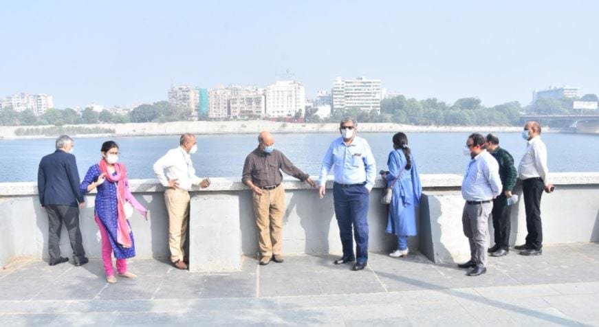 J&K senior officials visits Sabarmati Riverfront Development Project in Gujarat