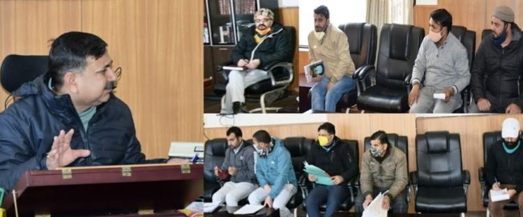 DC Kishtwar reviews the preservation and development of the water bodies in the district