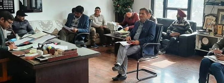 DC Poonch reviews Land acquisition for Dev projects