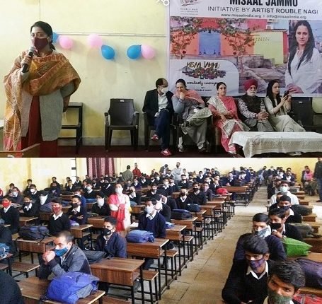 DSEJ Organises Art workshop at GHSS Gandinagar