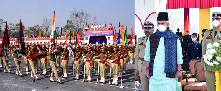 Attestation cum Passing-Out-Parade of Dy.SsP (Prob.) & PSIs at SKPA Udhampur