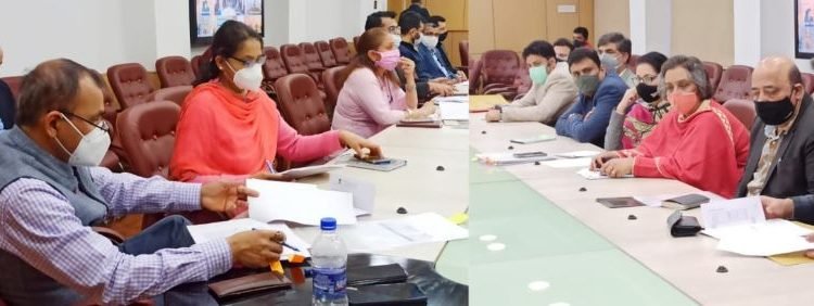 Pr. Secretary to LG, Nitishwar Kumar reviews development projects and digital initiatives