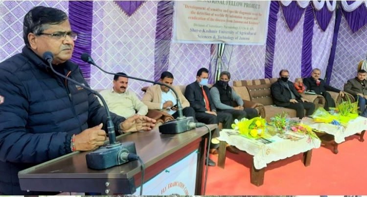 VC SKUAST-J, Dir SH launch goat disease eradication campaign   