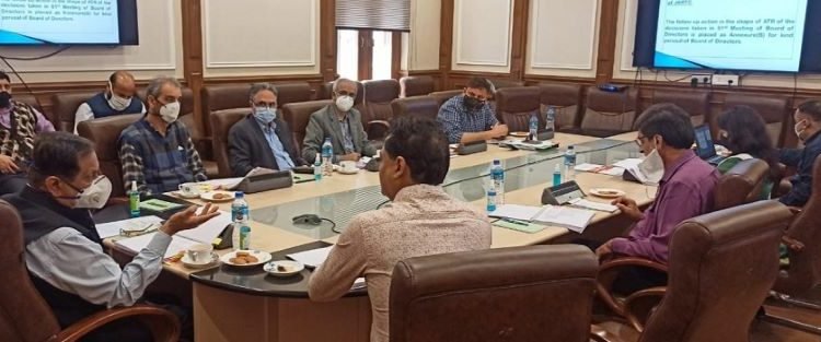 Advisor Bhatnagar chairs 82nd BoDs meet of JKRTC and taken several decisions