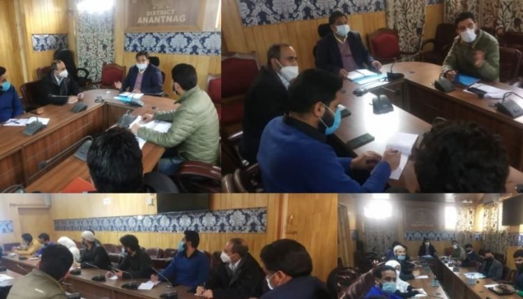 DDC reviews progress of Social Welfare Sector at Anantnag