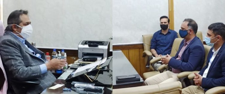 Delegation of FICCI JK calls on Advisor Baseer Khan