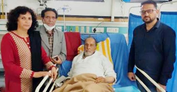 Prof. Bhim Singh admitted in Super Speciality Hospital