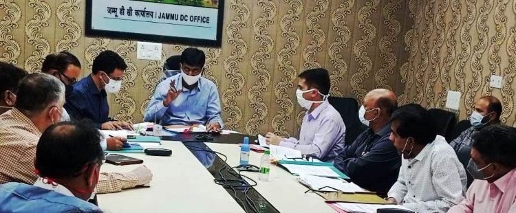DC Jammu Anshul  Garg reviews progress under Capex Budget 2021-22