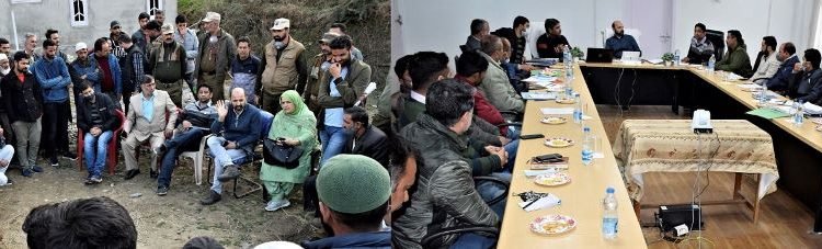 DC Ramban Mussarat Islam reviews progress on Rail project at Banihal