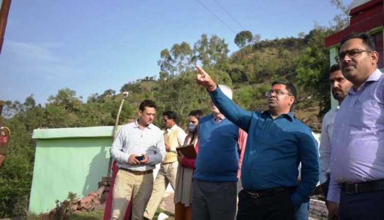 DDC Rajouri Rajesh K Shavan conducts extensive tour of Kalakote area