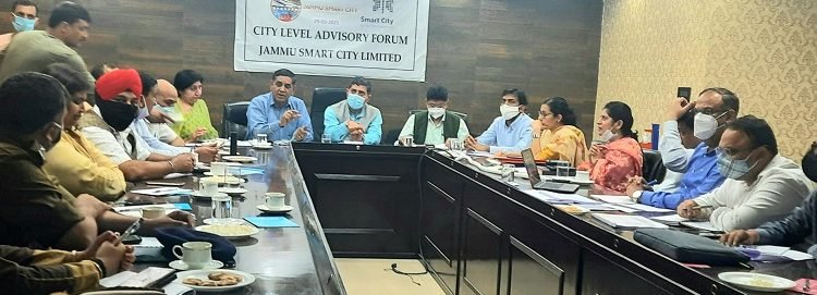 Jammu Smart City Project: MP Jugal Kishore reviews progress at Advisory Forum meet