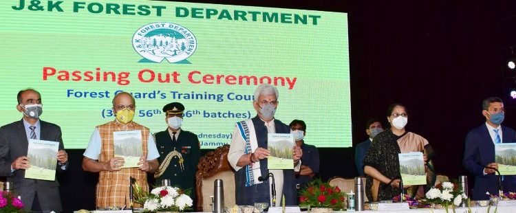 Lt Governor attends passing out ceremony of 32nd, 56th & 66th Forest Guards’ Course
