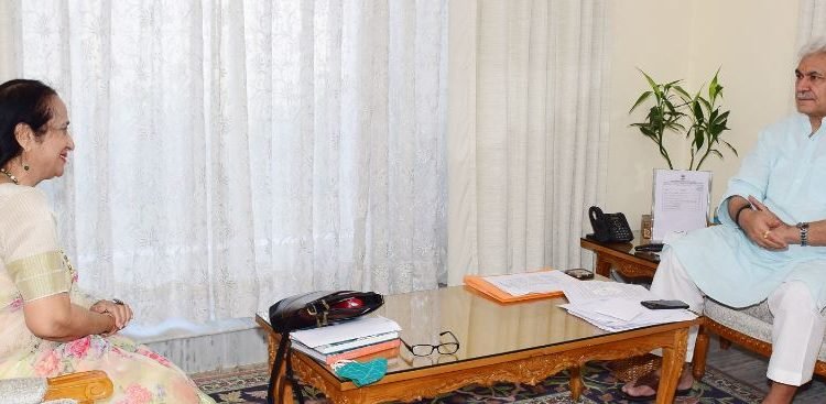 VC SKUAST Jammu, Social Activist call on Lt Governor Manoj Sinha