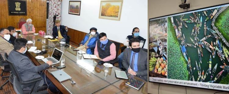 LG reviews Srinagar Smart City Project; direct officers to make it modern, sustainable, and economically vibrant city.