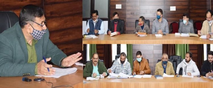 DC Kishtwar Ashok Sharma reviews implementation of Pakal Dul HEP’s RR Plan
