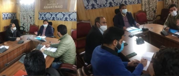 DDC Dr. Piyush Singla reviews progress of Social Welfare Sector at Anantnag