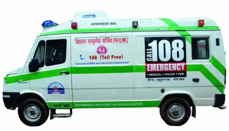 108 ambulances serving the people of JK during Covid
