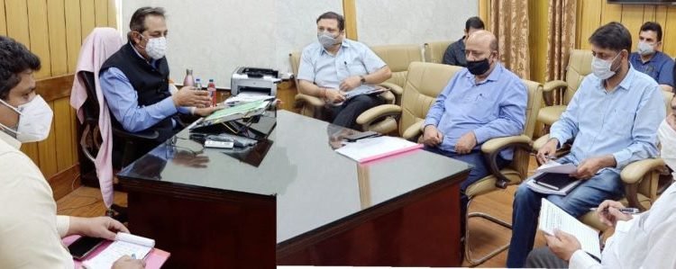 Advisor Baseer Khan directs for early commissioning of Musical Fountain at Bagh-e-Bahu