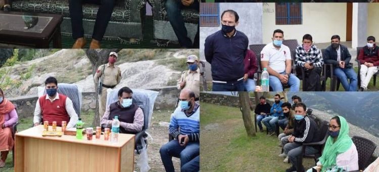 Deputy Commissioner Vikas Sharma participates in Special Gram Sabha at Doda