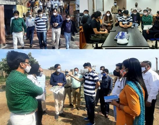 Div Com conducts Jammu city tour, inspects sanitation services being provided by JMC