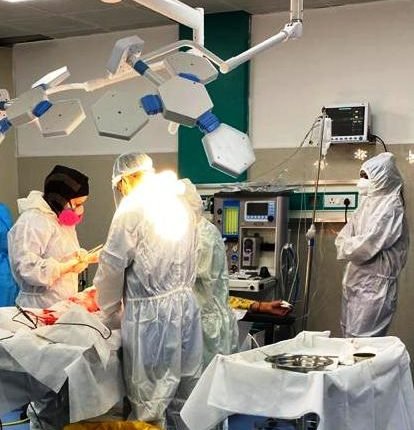 First Caesarian Surgery on Covid-positive Mother performed at MCH Gandhinagar