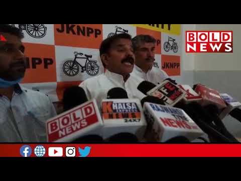JKNPP CHAIRMAN HARSH DEV SINGH PRESS CONFERENCE IN JAMMU II BOLD NEWS II #JKNPP