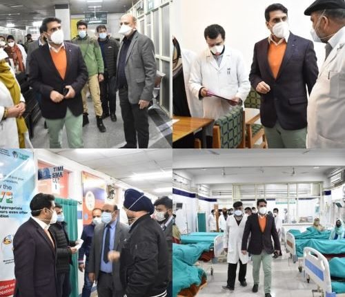 DDC Srinagar takes stock of patient care facilities at city hospitals