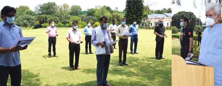 Anti-Terrorism Day observed at Raj Bhavan;Lt Governor administers pledge to Officials, Staff members